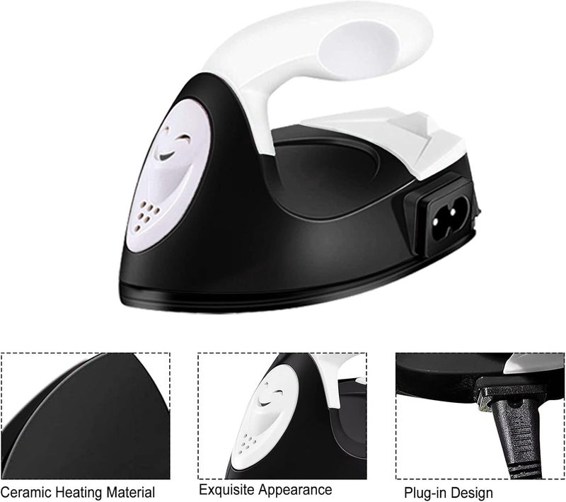 Sagsro Mini Craft Iron Mini Iron Press,Mini Heat Press Machine for T Shirts Shoes and Hats Small Heat Transfer Vinyl Projects,Portable Travel Irons Mini Heat Press Crafting Craft Clothes - Image 5